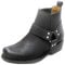 Bangla City Biker Westernstiefel Kurzstiefel Motorrad Stiefel Biker Schwarz 44