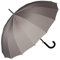 VON LILIENFELD Regenschirm XL Durchmesser: 103 cm Auf-Automatik Gross Stabil Devon Grau