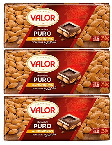 Valor - Chocolat aux amandes 300 gr. - [Pack 3]