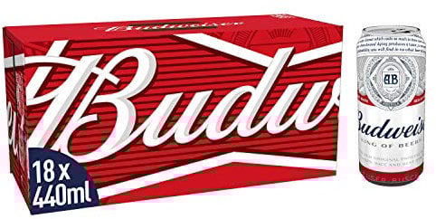 Budweiser Beer, 18 x 440, ml