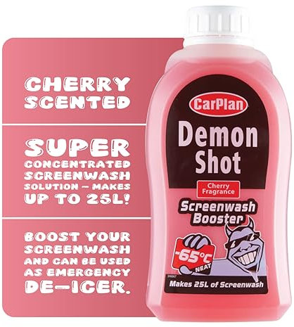 CarPlan Demon Shot Screenwash Booster, 500 ml, Creates 25 Litres of Screen Wash