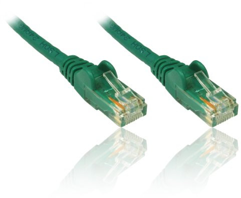 PremiumCord Patch Cable Cat 6 UTP, 1Gbit/s, Cable Ethernet, LAN, Conectores RJ45, Flexible y Robusto, AWG 26/7, Conductores 100% CU, Verde, 0,5 m
