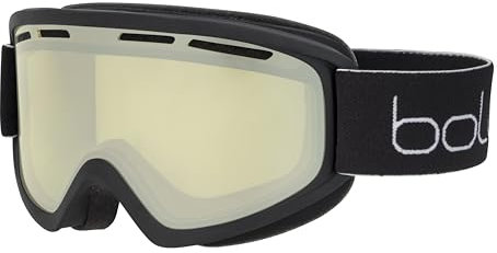 Bollé - FREEZE PLUS Skibrillen Schwarz matt, Lemon Gun kat 1, Schnee-Schutzbrille,Unisex Erwachsene,M