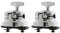 gazechimp 2 Stücke Floor Tom Leg Mount Bracket, Tom Bein Halterung, Tom Drum Zubehör, Chrom