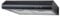 SIA STE50BL 50cm Black Slimline Visor Cooker Hood Kitchen Extractor Fan