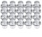 20 Stück Auto-Radmuttern, Radmutter Radnüsse-Set mit 20x Radnuss geschlossen, für 3 4 5 Sport LR068126