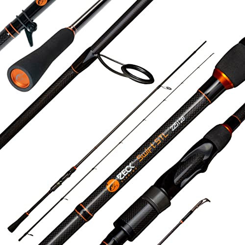 Zeck Predator 2,25m 28g Swift STL - Spinnrute für Barsche & Zander, Gummifischrute zum Jiggen, Kunstköderrute zum Gummifischangeln