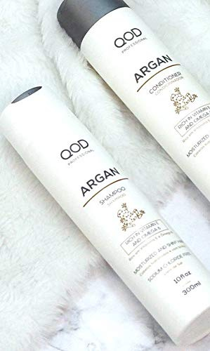 QOD Shampoo und Conditioner Friseur Qualität mit Keratin Geschmeidigkeit & Glanz für geschädigte Haare, Pflege nach Haarglättung für Damen und Herren