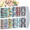 Kalolary Full Wraps Nail Stickers Decals, 12 Sheets Marble Self Adhesive Nail Polish Stickers Manicure Kits with 1 Piece Nail File for Women Girls Nail Art Decoration