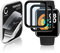 CELLONIC 2X Protector de Pantalla para Xiaomi Mi Watch Lite (3D Full Cover, 0,33mm, 9H) - Cristal Templado Protector de Pantalla, Smartwatch Screen Protector, Cristal Protector