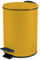 Spirella Kosmetikeimer 3 Liter Edelstahl mit Absenkautomatik und Inneneimer Adelar Badezimmer Mülleimer Softclose Abfalleimer Sun Gelb, Legierter Stahl, Jaune, 3 litres