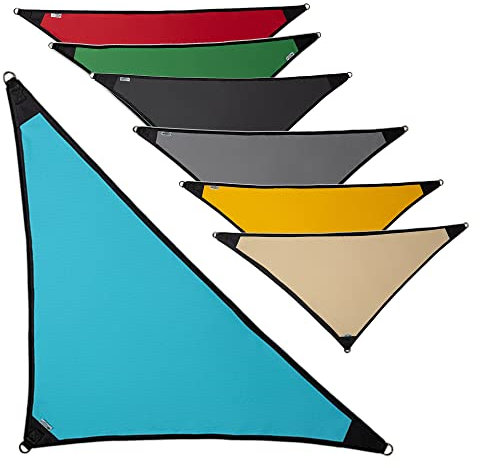 freigarten.de Sonnensegel Wasserdicht Sonnenschutz 100% Schutz vor UV dreieckig 2,0m x 2,0m x 2,8m