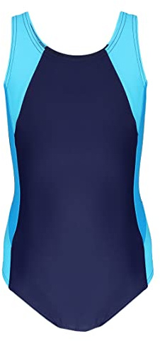 Aquarti Mädchen Badeanzug | Schwimmanzug mit Ringerrücken Kinder Bademode Sport Chlorresistent
