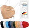 TubeRoo FFP2 Maske MHD 02.2025 beige hellbraun pastell 10 Stück Masken aus Deutschland, Made in Germany, weiche Ohrschlaufen, Atemschutzmaske, Mundschutz, Schutzmaske, Staubmaske, Feinstaubmaske