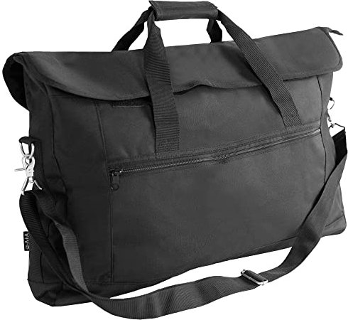 VIVO Monitor Carrying Case for up to 24 inch Screens, Portable Bag, Removable Padded Strap, Accessory Pocket, Water Resistant, Black, CASE-MT02