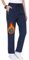 MoFiz Outdoor Skihose Damen Wanderhose Wasserdicht Winddicht Softshellhose Winter Fleece Thermohose Ski Hosen Snowboardhose Trekkinghose Marineblau XXL
