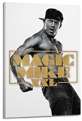 VZRSQZK Filmposter Magic Mike 2, dekoratives Gemälde, Leinwand-Wandposter und Kunstdruck, modernes Familienschlafzimmer-Dekor-Poster, 50 x 75 cm
