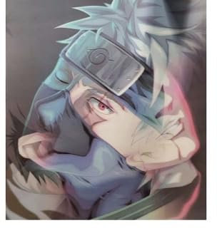 3D-Poster Kakashi Hatake – immersive Wandkunst mit dem legendären Naruto-Charakter, 40 x 30 cm