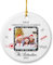 Christbaumschmuck Keramik Weihnachtsanhänger Anhänger Weihnachtsbaumschmuck Hängende Ornamente Weihnachtsdeko Personalisiert Mit Foto, Zuerst Als Dreiköpfige Familie, Familienbilderrahmen Für