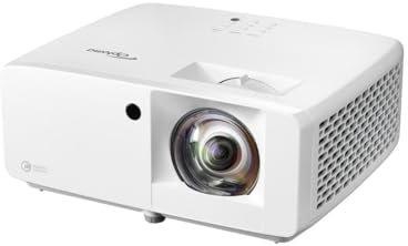 Optoma ZK430ST 4K Kurzdistanz Beamer mit 3700 Lumen und umweltfreundlichem Design für Präsentationen und Entertainment