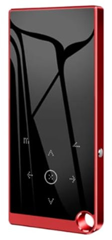 CENMEN Lecteur de Musique MP3 Bluetooth 5.0 sans pertes Audio Portable Haute fidélité avec FM/Livre électronique/enregistreur/Lecteur vidéo MP4 (Rouge)