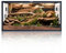 Phailozoo Réservoir pour reptiles avec porte coulissante et ouverture frontale pour un entretien facile 121,9 x 61 x 61 cm