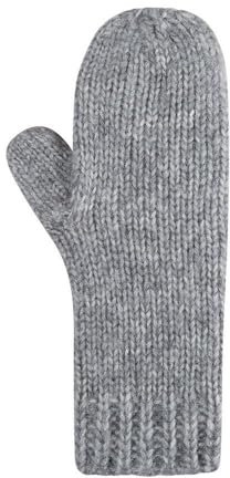 Pure Pure, Damen Handschuhe Alpaka (grau-melange, klein)