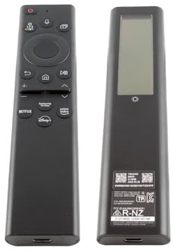 azurano Mando a Distancia para Samsung BN59-01385B, BN5901385B, TM2280E - USB C/Eco Solar/Control Remoto por Voz - GQ43QN90 GQ43QN92 GQ43QN93 GQ43QN94 GQ55S95 GQ65S95...