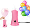 Electric Balloon Air Pump Hand - Simple and Fast Portable Balloon Machine Pump Inflator Air Pump for Inflating Various Balloons (Pink)