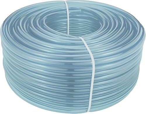 5meter Clear Flexible Hose Pipe 14mm Inside Diameter / 18mm Outside Diameter. PVC Tubing Hose Pipe - Food Grade Plastic Tube - Suitable to use for Air, Water, Fuel and Food Lines