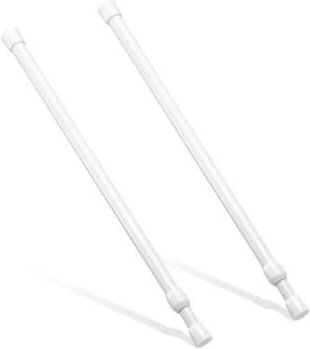 ZKGYUS Barres de Vitrage Extensible Tringle a Rideaux Extensible,Tringle Rideau Sans Percage Réglable Tringle a Rideau pour Fenetre Pvc (30-50cm)