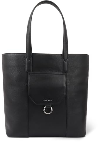 Lloyd Baker London – EDYLN Leather Tote Bag: Women's Modern Design in 100% Genuine Full Grain Leather with a Magnetic Popper Closure