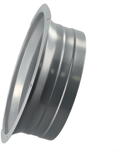 Raccord de bride de tuyau rond en matériau galvanisé (150 mm)