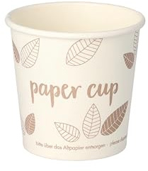 PAPSTAR pure 80 Trinkbecher| aus 100% Pappe 0,1 l | kann über Altpapier entsorgt werden | für Heiß- und Kaltgetränke | Für Catering, Party und Büro