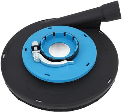 YQVEOT Absaughaube für Winkelschleifer, 9-Zoll-Winkelschleifer-schutzhaube, Oberflächenschleif-schutzhaube for 230 mm 9-Zoll-Winkelschleifer, Blau/Schwarz, B 230L für Winkelschleifer