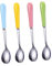 Gatuida 4 Cucchiai Per Mescolare Cucchiai Per Mescolare Cucchiai Per Servire Il Tè Cucchiaino Per Cucinare Cucchiaino Per Mescolare Il Caffè Cucchiaini Con Manico Scanalato