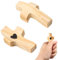 Yooyan 2 Stück Holzkreuze, Handschmeichler Holz, Tragbares Gebetskreuz Geschenkartikel, Kreuz Mein Herz, Handgeschnitztes Liebeskreuz Aus Holz mit Herzen für Andachtsgebete, Taufe Kommunion
