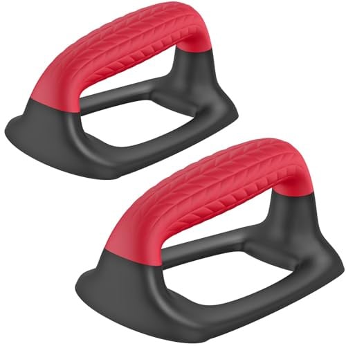 SELEWAERE Calisthenics Equipment Liegestützgriffe - Rutschfest Unterseite Liegestütze Griff Parallettes Equipment Liegestütze Brett Verdicktem Weichem Griff Set Dip Barren