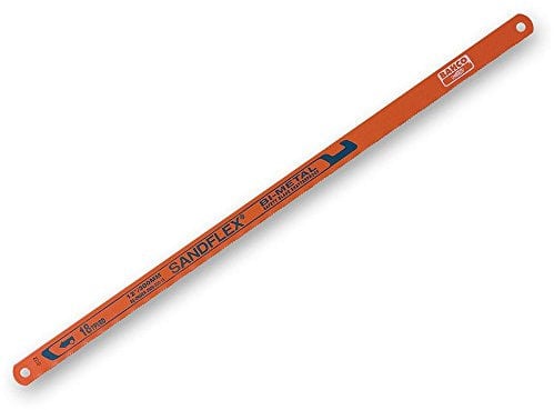 Bahco Federstahl Handsägeblatt 32 TPI, 300,0 mm x 13.0mm, für verschiedene Materialien, Packung a 10 Stück