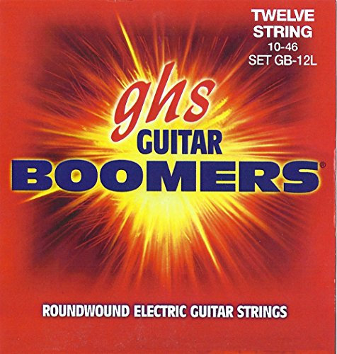 ghs GB12L - Juego de cuerdas para guitarra eléctrica, 12 cuerdas