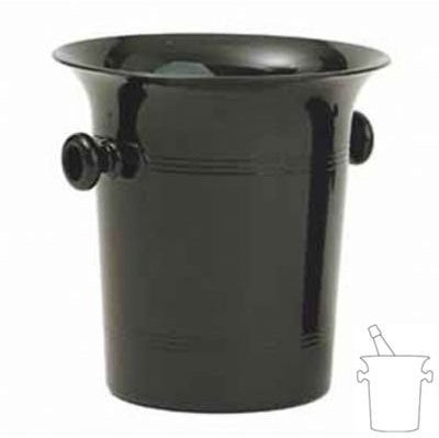 Black Plastic 2 Handles Wine Bucket & Cooler/Ice Bucket