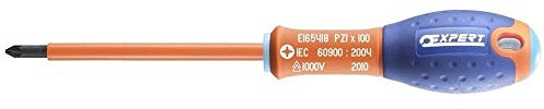 EXPERT E165419 - Destornillador aislado 1.000v PZ2x125
