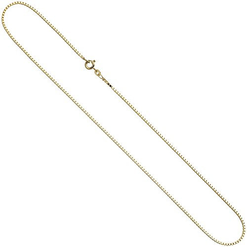 1,0mm Venezianerkette Collier 333 Gelbgold Gold Kette Halskette 40cm Goldkette