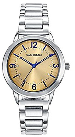 Mark Maddox DamenArmbanduhr Analog Quarz Edelstahl MM7012-95