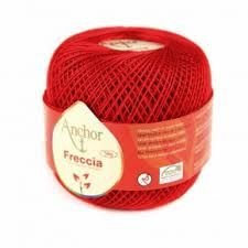 50g Anchor Freccia - Farbe: 46 - rot - Stärke 12
