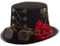 GRACEART Unisex Steampunk Hut Steampunk Zylinder Hut für Männer oder Frauen (DE/NL/SE/PL, Alphanumerisch, M, Style-01)
