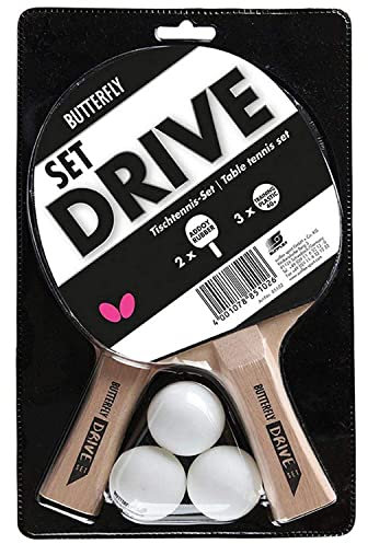 Butterfly Erwachsene Tischtennis-Set Drive Drive, Mehrfarbig, M, 85102