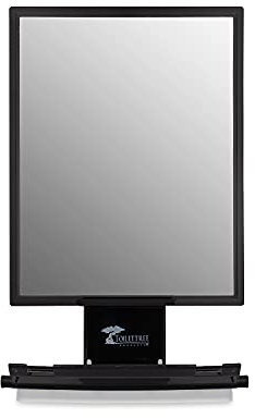 ToiletTree Products Ultimate Miroir de salle de bain anti-buée avec raclette