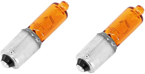 cyclingcolors Birne, BAY9S, 12V, 21W, Orange, Packung mit 2