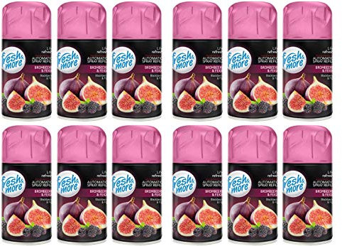 Fresh & More Lufterfrischer Nachfüller 12x250ml, Brombeere & Feige